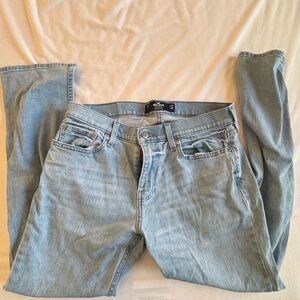 Hollister Light Blue Slim Straight Jeans